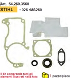 serie guarnizioni motosega