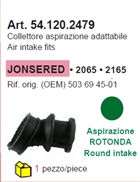  COLETTORE ASPIRAZIONE