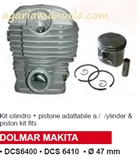 assieme cilindro pistone dolmar makita