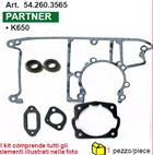 serie guarnizioni motosega