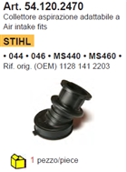  COLETTORE ASPIRAZIONE