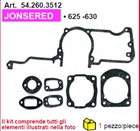 serie guarnizioni motosega