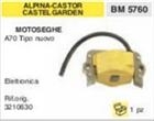 bobina motosegaalpina castor 70 elettronica nuovo tipo