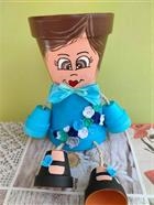 Bambolina in terracotta Lady Winter Bambolina in terracotta Lady Winter