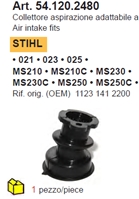  COLETTORE ASPIRAZIONE