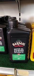 olio bardahl 100% minerale 20W50