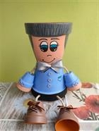 Bambolina in terracotta Mister Winter Bambolina in terracotta Mister Winter