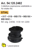  COLETTORE ASPIRAZIONE