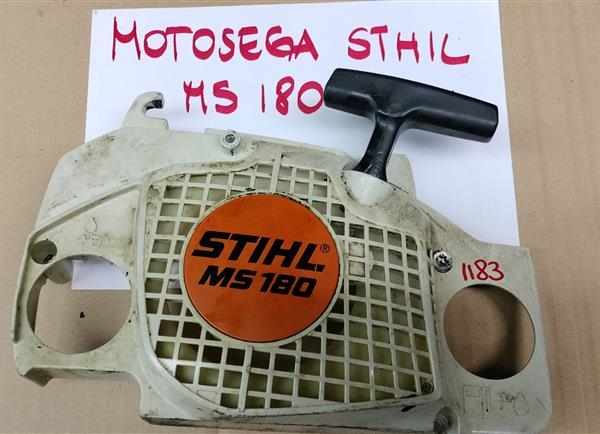 motosega stihl ms 180 avviamento